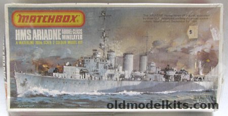 Matchbox 1/700 HMS Ariadine Minelayer (Abdiel Class), PK-61 plastic model kit